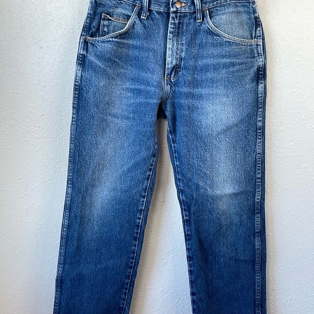 Vintage Rustler Womens Denim Straight Leg Jeans Size 33x30